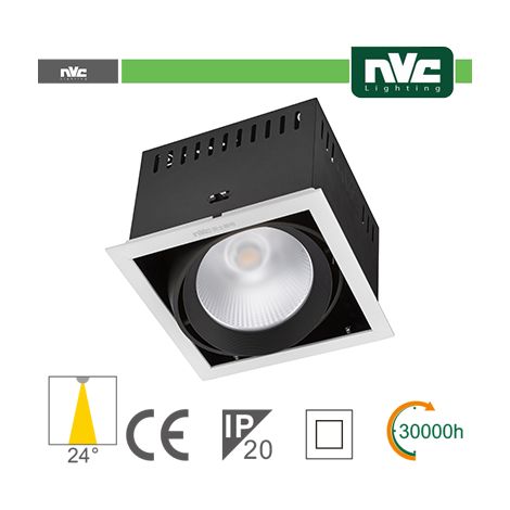 Incasso Multi lampada - 24w(1x24w) 4000k 2100lm24° CRI90