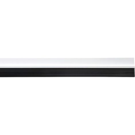 WOLFPACK LINEA PROFESIONAL burlete puerta pvc blanco con goma 1 metro (1/2)
