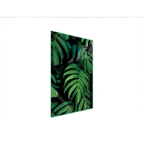Tagliere in vetro 35x52 monstera (1/5)