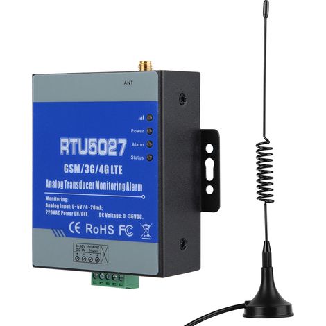 Contrôleur d'alarme de surveillance de l'état de l'alimentation du transducteur d'alerte analogique GSM 100-240V (prise UE) (1/5)