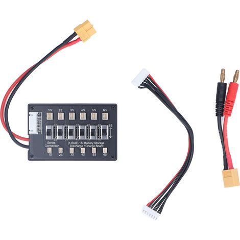1S Lithium-Batterie-Ladeplatinenmodul mit Balancerkabel JSTPH2,0 mm JST1,25 mm (1/5)