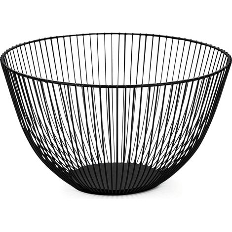 1 Corbeille à fruits, Acier inoxydable, Bords lisses, Ventilation optimale, Pour cuisine (1/5)