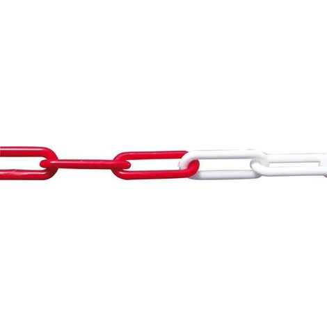 PÖSAMO Kunststoffk. Polyethylen rot/weiß 6,0 Polyb. 5m (1/4)