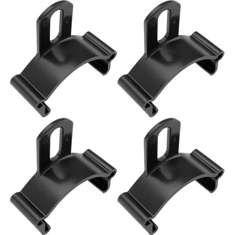 Lot de 4 Clips de Fixation pour Garde-Boue de Vélo Support de Montage de Garde-Boue Universel pour VTT et Vélo de Route Noir (1/5)