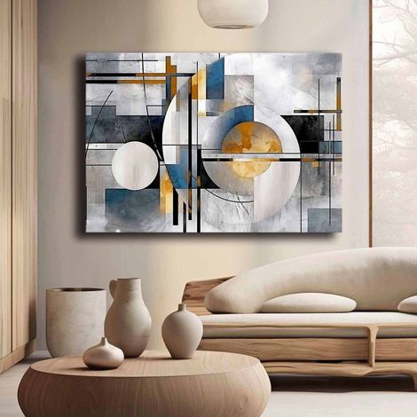 Cuadro Nahate, Estructura de Tela, Material de Madera Noble, Estructura de Madera Noble, 70x100h cm Multicolor (1/5)