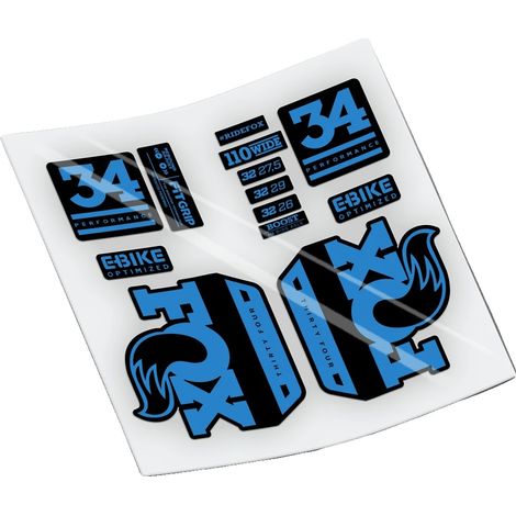 Pegatinas, vinilo resistente, diseños personalizables, azul 517 (1/2)