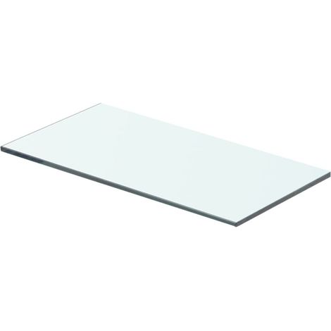Pannello per mensola in vetro trasparente 40 x 15 cm 2702178/2