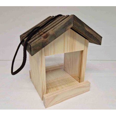 Vogelhaus Fabi mit Plexiglas natur