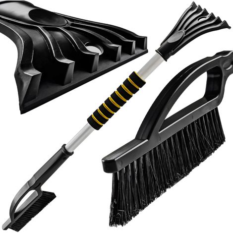 Eiskratzer, Autobürste, Schneebürste, robust, lang, 60 cm (1/4)