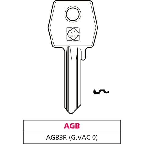 Silca CHIAVE OTTONE AGB3R (G. VAC 0) AGB 20.00 pz