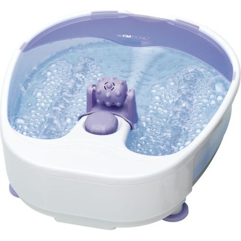 Clatronic FM 3389 weiß-lila Fußmassagegerät (1/4)