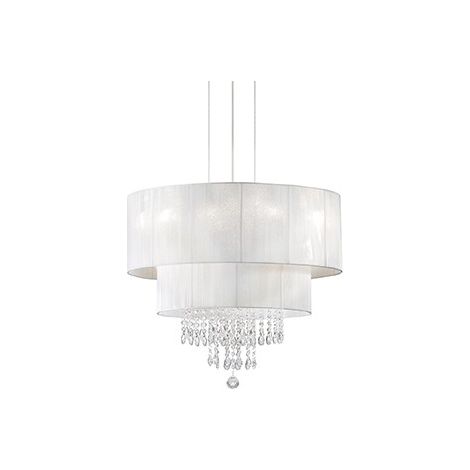 Ideal Lux Opera - Luminaire suspendu à 4 ampoules blanc (1/2)