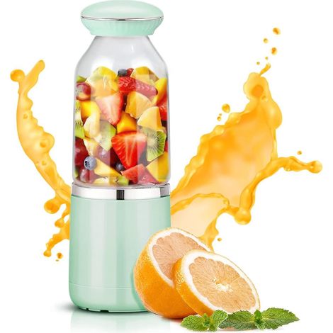 portable Mixeur Des Fruits, Mini Blender Usb Pour Smoothie,milk-shake,jus De Fruits,blender Portable 500ml 6 Lames Pour Sport Et Voyage,sans Bpa (1/5)