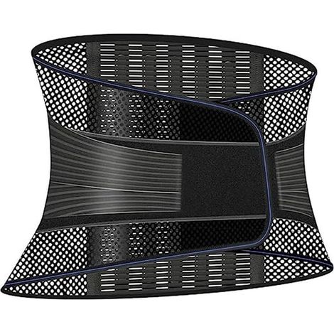 Ceinture de soutien lombaire, ceinture de soutien dorsal respirante, soulage les douleurs lombaires et prévient les blessures.