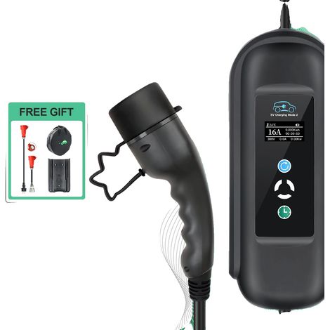 Cargador para vehículos eléctricos, potencia de salida de 11 kW, ajustes de corriente flexibles, tipo 2 (1/5)