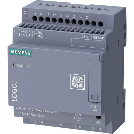 Siemens Logo 9 6ED1052-2CC08-0BA3 SPS-Steuerungsmodul 24 V/DC (1/2)