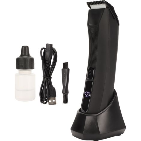 Tonduire électrique homme imperméable R lame éclairage coupe poils corps barbe (1/5)