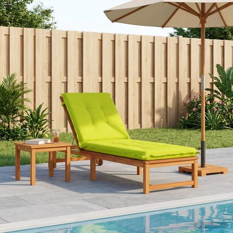 vidaXL Coussin de transat GEMERT 100 % polyester Vert vif. (1/5)