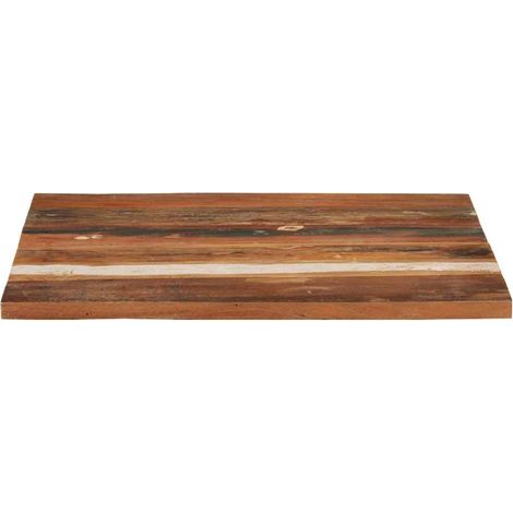 Maison Exclusive - Piano Tavolo Quadrato 70x70 cm 25-27 mm in Legno di Recupero
