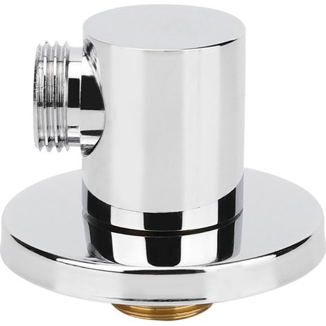 Conector de manguera de ducha de cobre para montaje en pared, para uso doméstico, soporte de pared, accesorio de baño G1/2". (1/5)