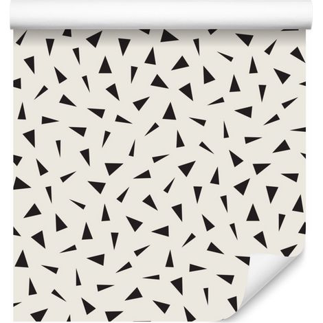 Papel pintado geométrico y triangular para salón y dormitorio, 50x1000 cm. (1/5)