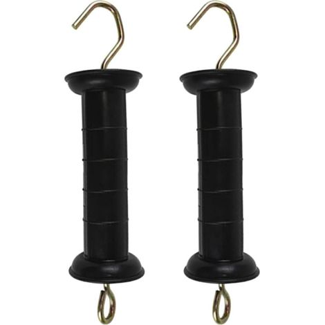 Poignée De Clôture Isolée Lot De 2 Pour Portail Jardin Extérieur Accessoire De Clôture Électrique Sécurisé 9.84X2.36X2.36In (1/5)