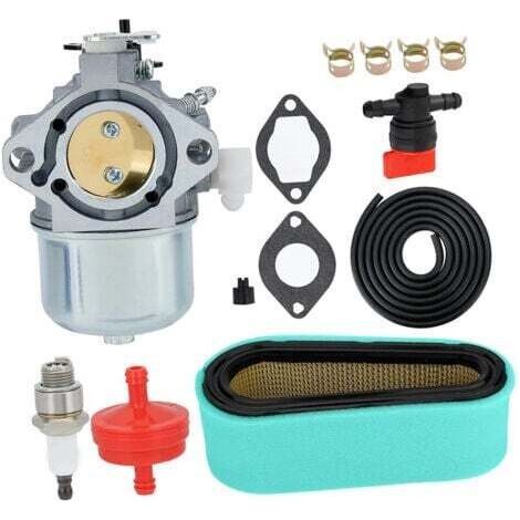699831 694941 Kit de Filtre à Air et Carburateur compatible pour Briggs & Stratton 283702 283707 284702 284707 284777 286702 286707 289702 289707 28D702 28D707 28M706 Tondeuses à gazon à moteur (1/5)