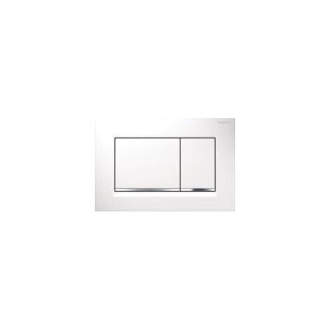 Applies to Geberit Delta30 Spare Parts, Dual Flush Plate, Alpine White (115.137.11.1)