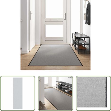 Tapis de porte - Tapis d'entrée Autre Gris et Noir 120 x 400 cm (1/5)
