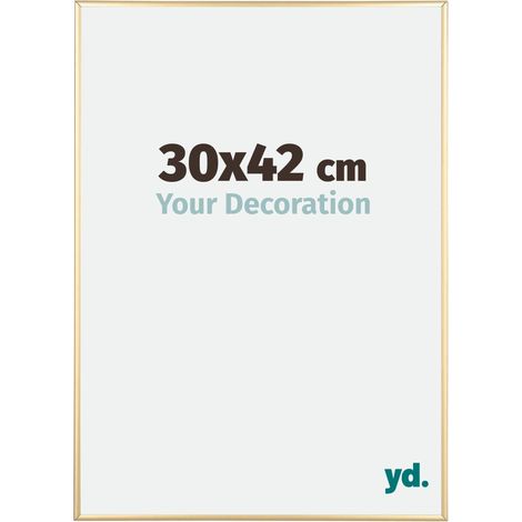yd. - Cadre photo 30x42 - Or - Aluminium - Kent (1/5)
