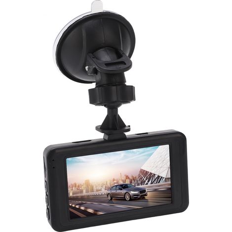 Caméra embarquée de voiture avec écran LCD 3 pouces, détection de mouvement, grand angle de 120°, chargement USB et enregistreur vidéo HD DVR pour voiture (1/5)