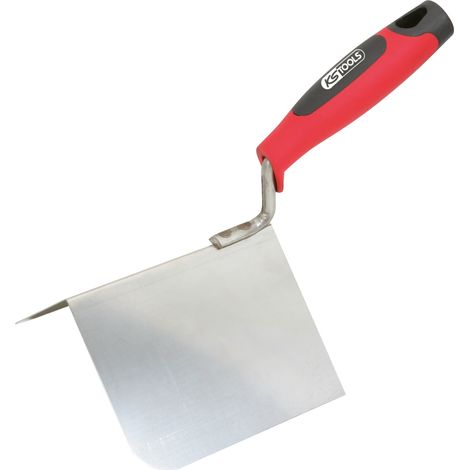 Kstools – Truelle d'angle extérieur 100 x 125 mm – Lame flexible inox 130° à 90° – Manche bi-composant pour finition précise (1/3)