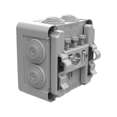 Boîte de dérivation OPTIBOX tétines IP55 155 x 110 x 80 mm avec fixation - BLM (1/3)