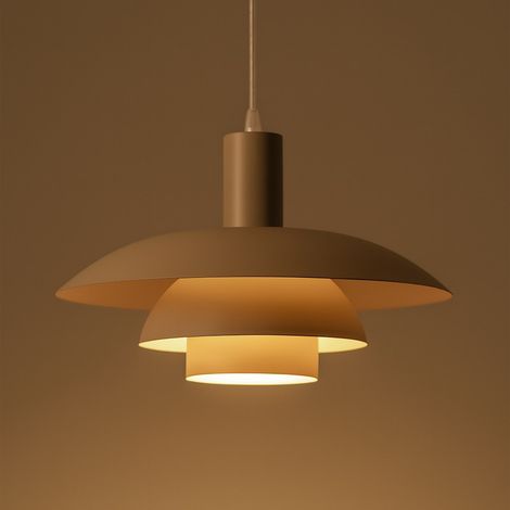 Lampada a sospensione Ferro 1 E27 cashmere milagro ML2361 (1/5)