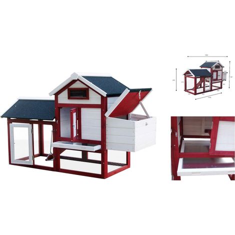 Poulailler Nichoir Clapier de jardin - Poules ou lapins