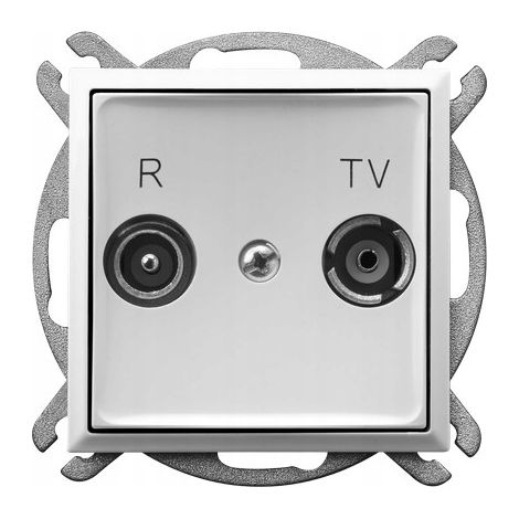 Prise antenne Ospel gpa-uk/m/00 murale 2 sockets (1/2)
