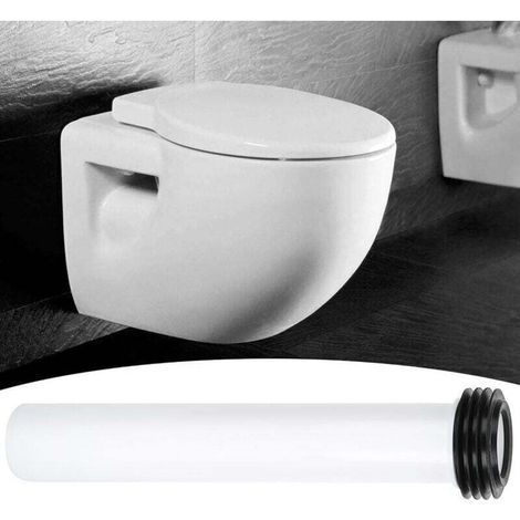 Tuyau de chasse d'eau, tube de toilette, tube de chasse d'eau, pièces de toilette, facile à utiliser, installation simple et pratique, accessoires de toilette pour canalisation de salle de bain, toile (1/4)