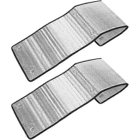 Film de protection solaire en aluminium pour fenêtres, isolation thermique, lot de 2 (1/5)