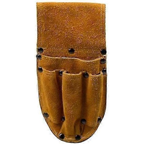 Sac à outils multipoches, sacoche de ceinture, sac à clous pour menuisier, sac pour tablier de travail-Dark Brown (1/5)