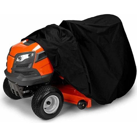 Ahlsen Outdoor-Traktorabdeckung, wasserdicht, staubdicht, UV-beständig, Oxford-Rasenmäherabdeckung für Aufsitzrasentraktor – 140 x 66 x 91 cm (1/5)