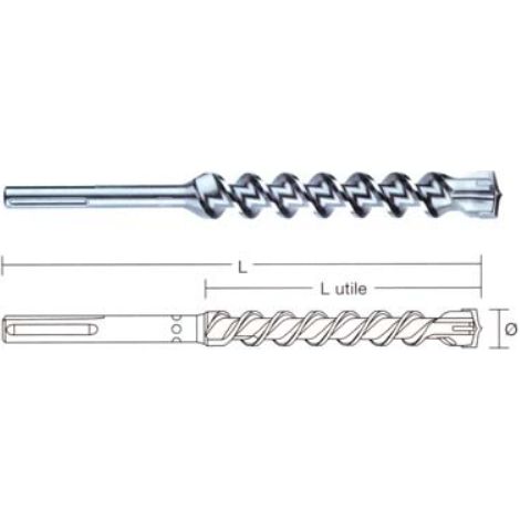 Punta Martello Sds Max Makita Mm 30X570 - 1 Pz