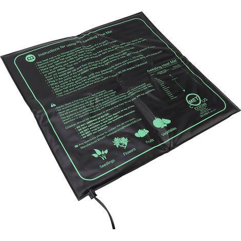 Tapis Chauffant pour Plantes Étanche, Coussin Chauffant pour Semis et Germination, 50x52 cm, Prise UE 220V (1/5)