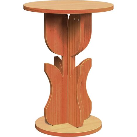 Maison Exclusive - Couchtisch Wachsbraun 39,5 x 39,5 x 53,5 cm Ma