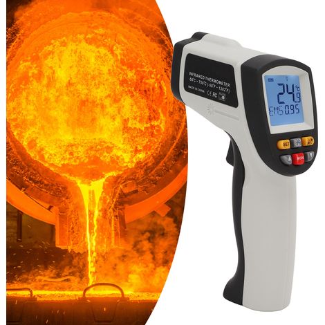 Hochpräzises, professionelles industrielles Infrarot-Thermometer zur Temperaturmessung, 700 g leichtes, berührungsloses, tragbares Infrarot-Thermometer (1/5)