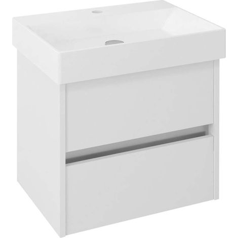Sapho Nirona - Mobile lavabo 570x515x430 mm, 1 cassetto, bianco NR060-3030 (1/5)