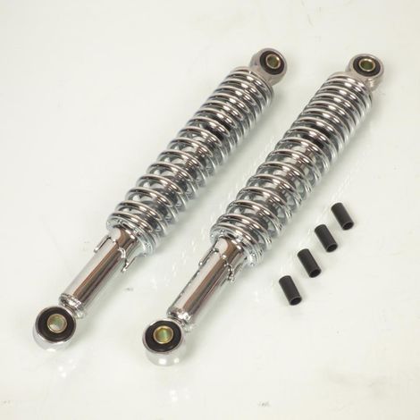 Verstellbares chromiertes Hinterradstoßdämpferpaar 300 mm für (1/4)