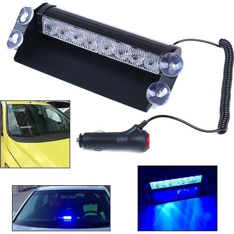 blaue LED-Warnblinker für Notfall-Polizeiautos und LKWs