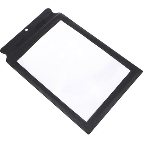 Large A4 Reading Magnifying Glass - Very Light and Unbreakable - Suitable for Seniors - A4 Lens - 3x Magnification - Suitable for Books, Newspapers, Maps (1/5)