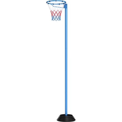 COSTWAY But de Basket-Ball avec Poteau Réglable en Hauteur 105-255 CM (1/5)