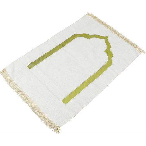 Tapis de Prière Portable Musulman, Natte de Méditation pour Domicile Chambre, Tapis d'Inclinaison Islamique, Décoration Murale, Set de Prière (1/5)